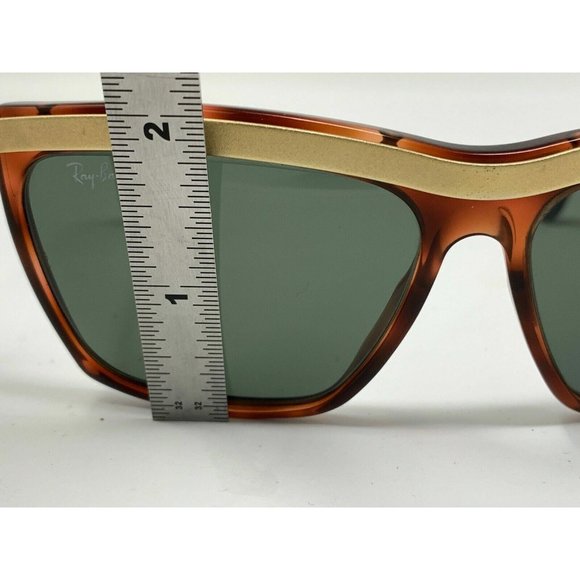 VINTAGE B&L RAY BAN W0742 TORTOISE/MATTE GOLD TRIM G15 OLYMPIAN III SUNGLASSES main image 5